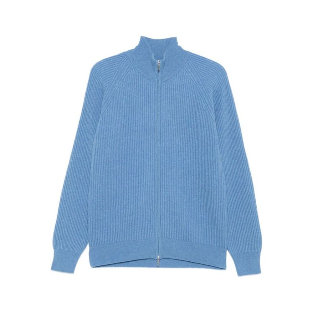 Barba Men Zip-Up Cardigan